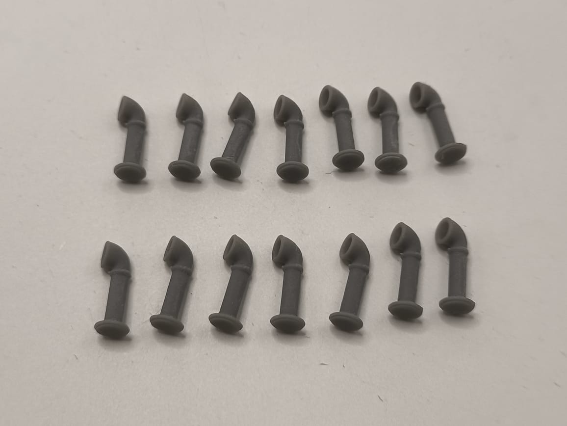 1/72 USN PT Boat 109 Engine RM 7'' Cowl Vents Set (14pcs) - distefan 3d print