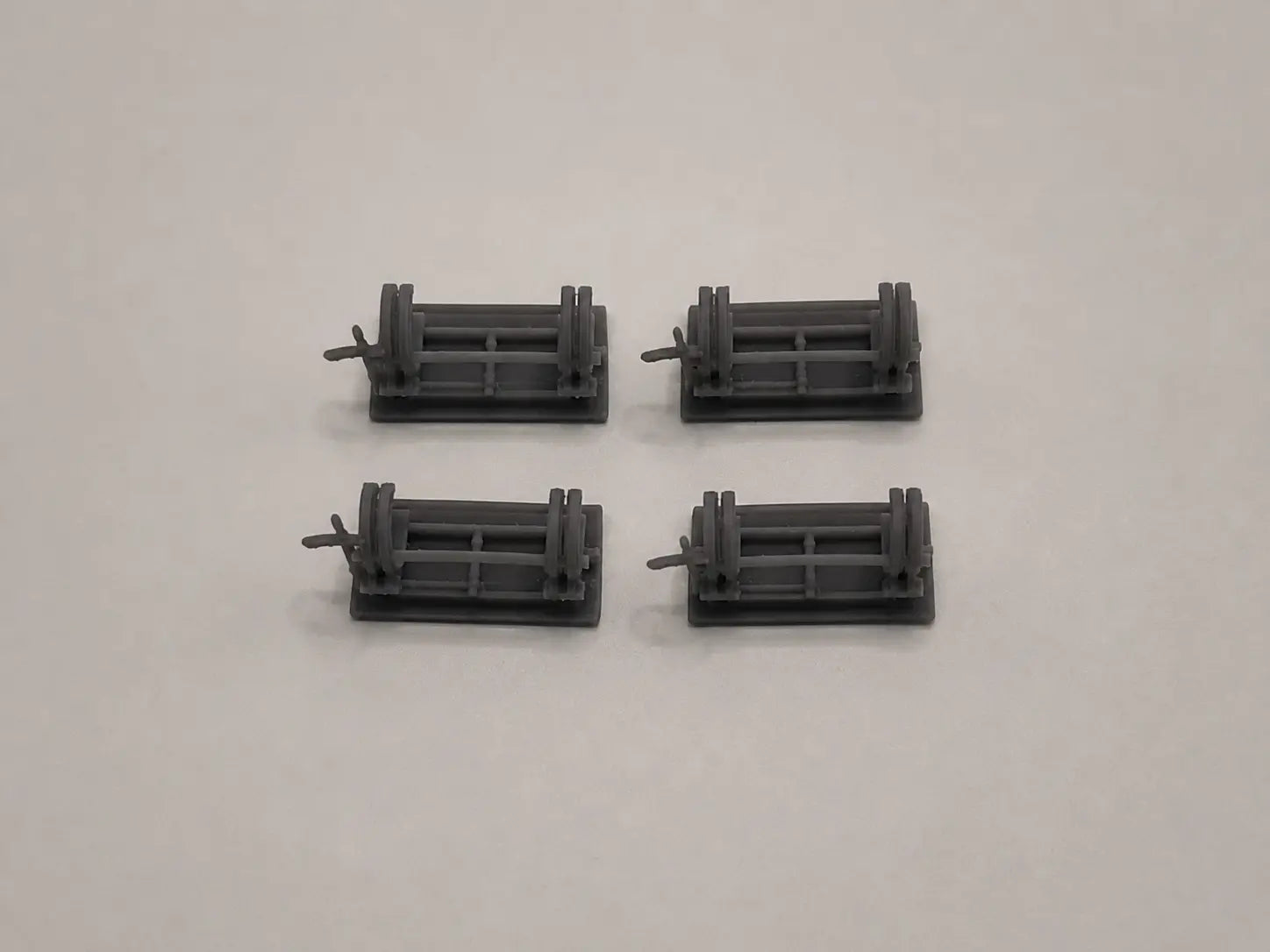 1/72 USN PT Boat Torpedo Roll Off Racks Set (4pcs) - Protosoon