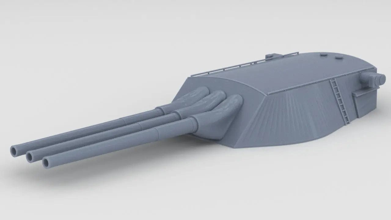 1/72 USS 14-inch/45-caliber Gun - distefan 3D print