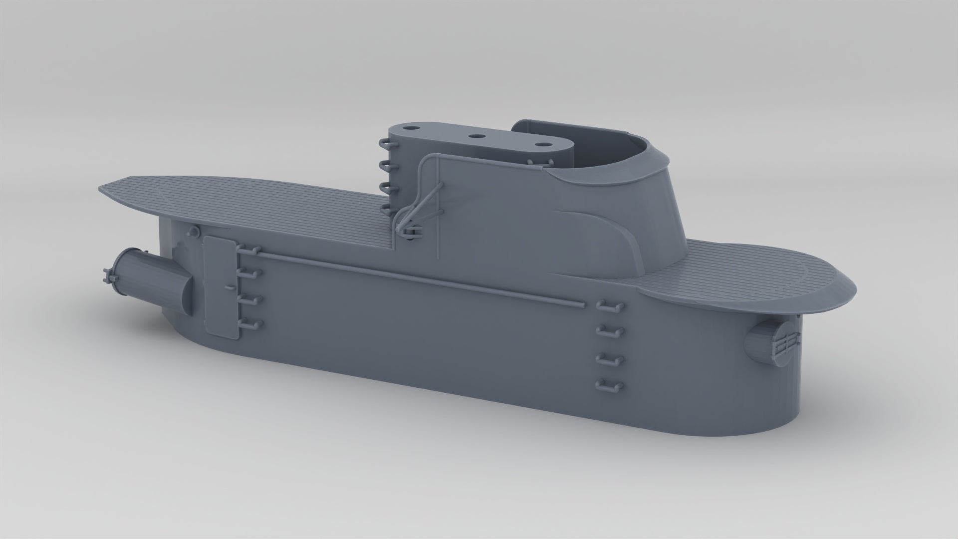 1/72 USS Balao Conning Tower - distefan 3d print