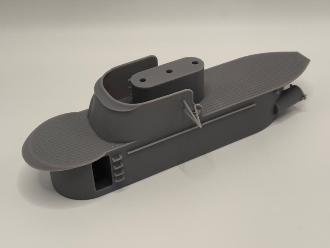 1/72 USS Balao Conning Tower - distefan 3d print