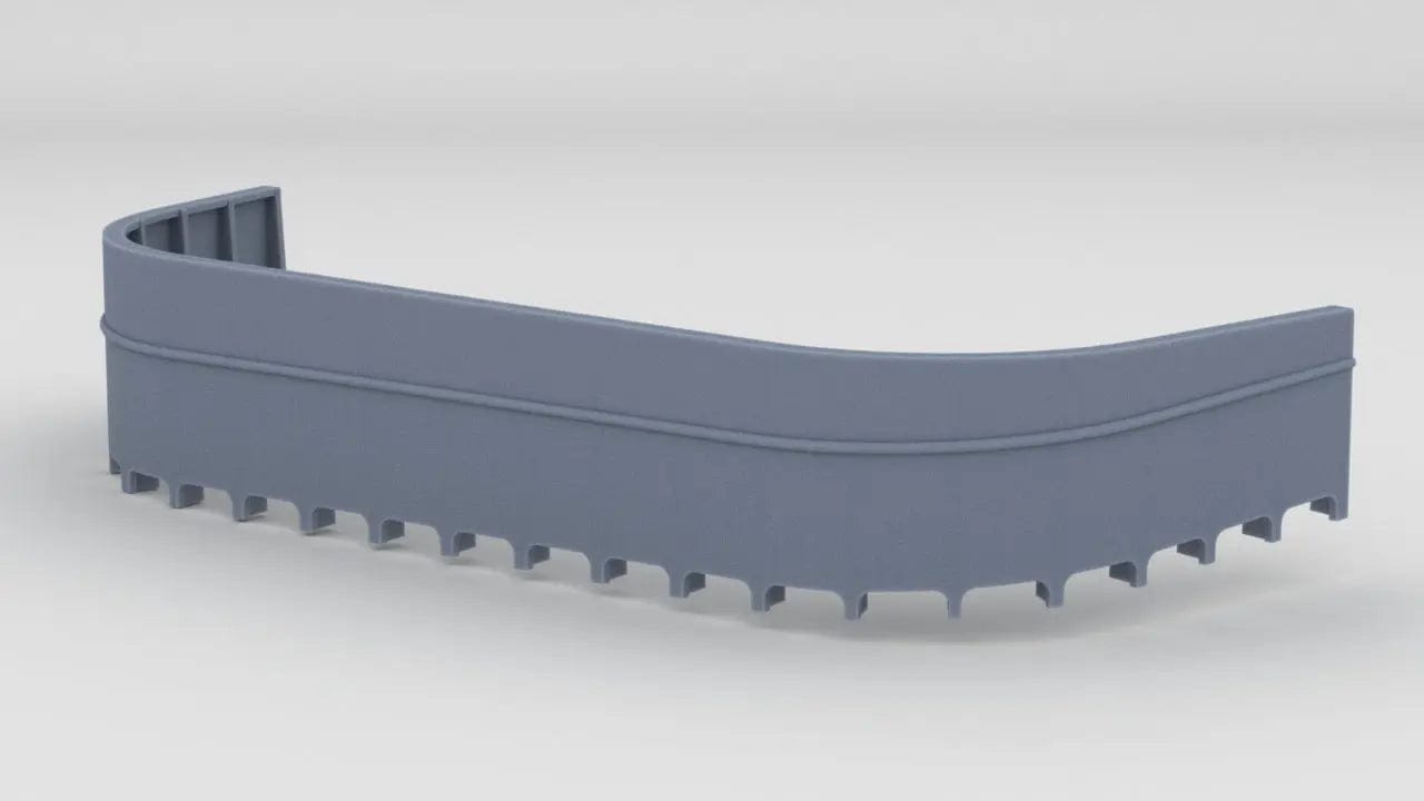 1/72 USS Fletcher Amidships 20mm Gun Tub (Starboard)- distefan 3d print