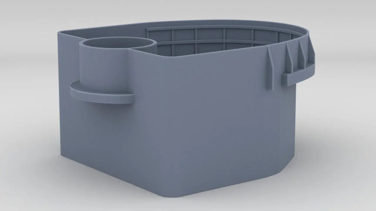 1/72 USS Fletcher Mare Island D Shaped Bofors Tub - distefan 3d print