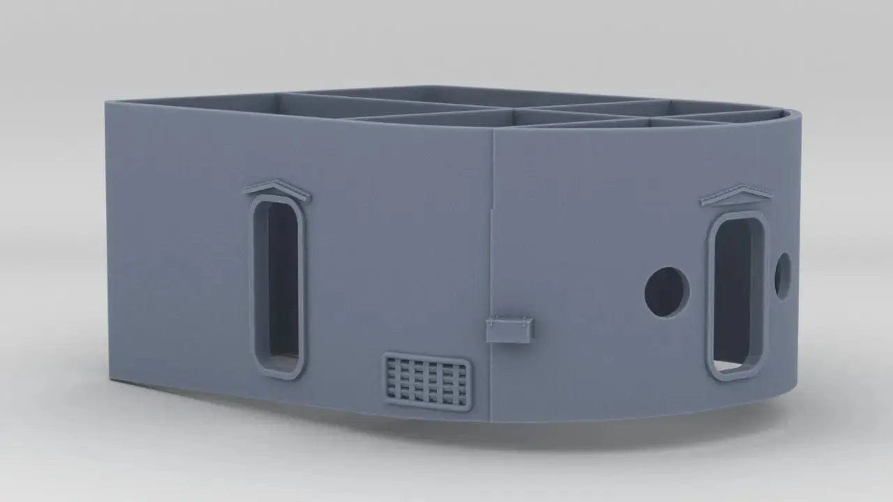 1/72 USS Fletcher "Round Bridge" Deck Level - distefan 3d print