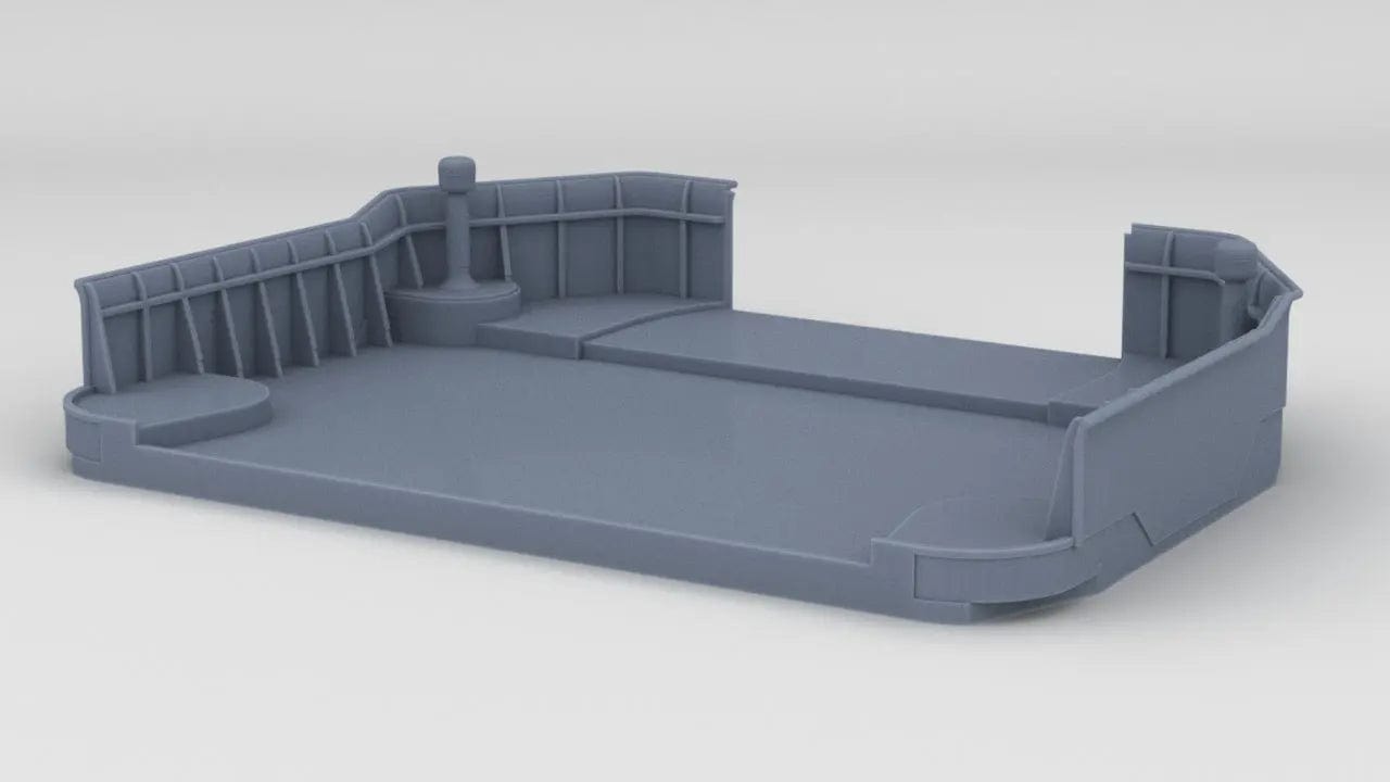 1/72 USS Fletcher "Round Bridge" Navigation Bridge - distefan 3d print