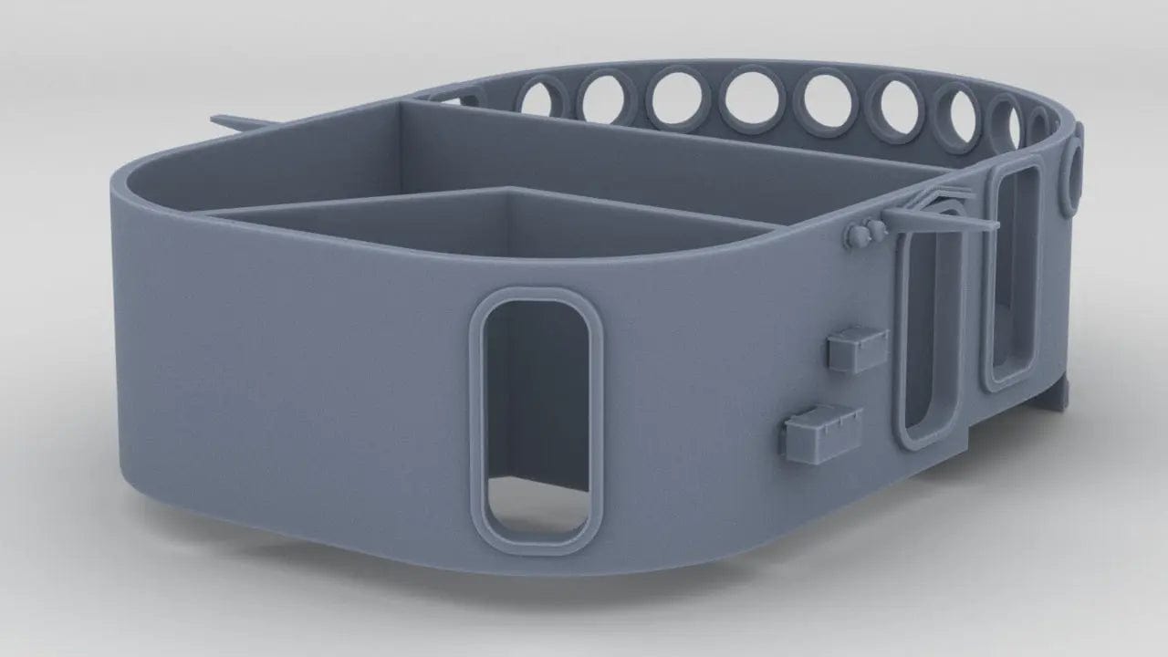 1/72 USS Fletcher "Round Bridge" Pilot House - distefan 3d print