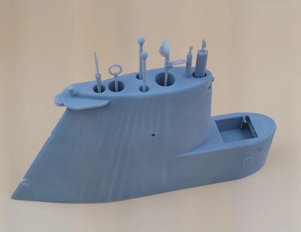 1/72 USS Gato S86 Fairwater w/ Details (GUPPY IB Style) - distefan 3d print