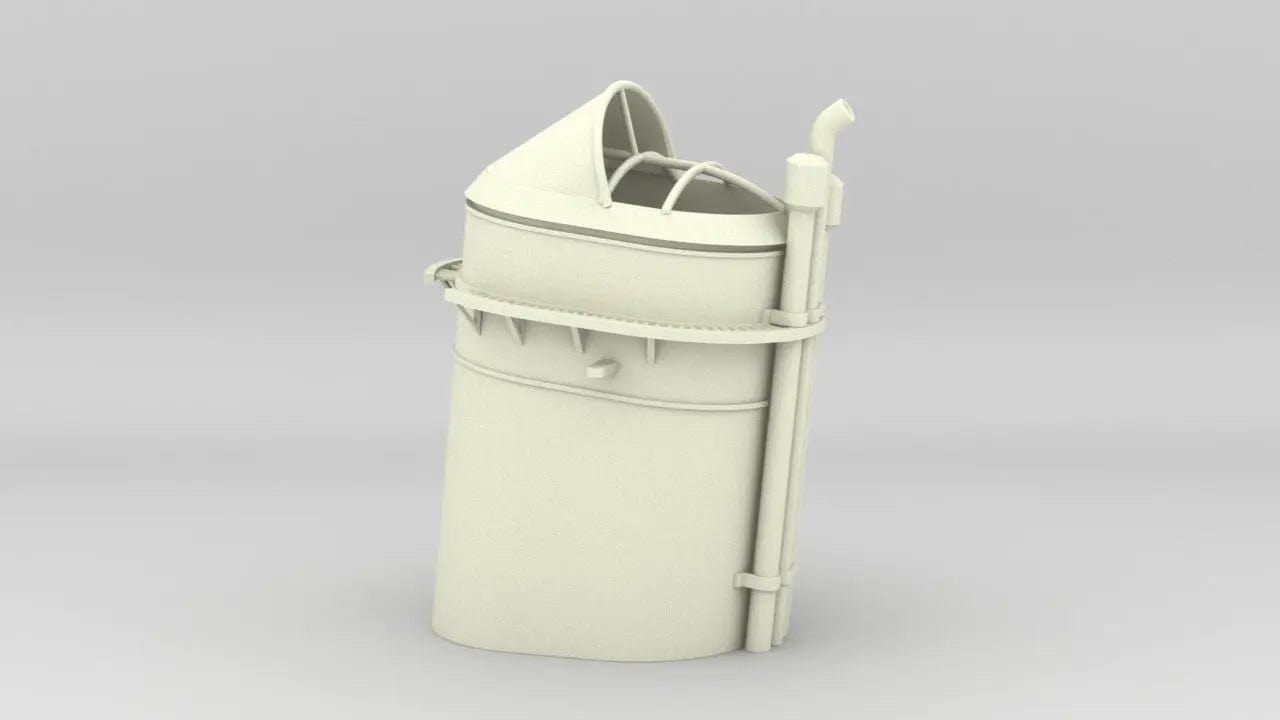 1/72 USS Indianapolis (CA-35) Aft Funnel - distefan 3d print