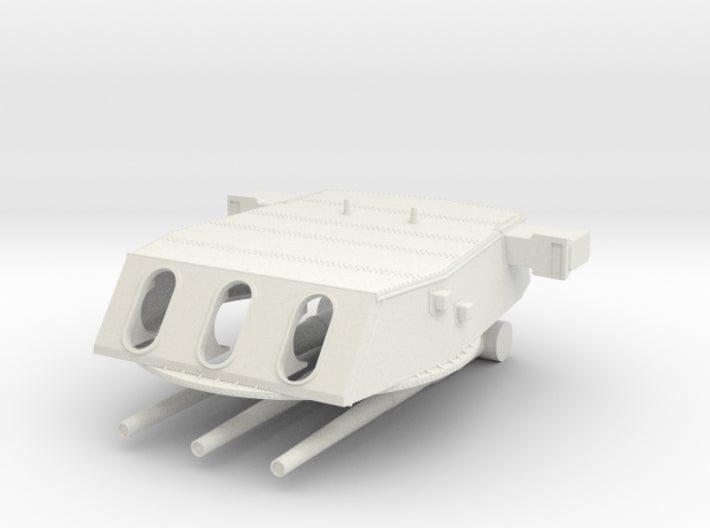 1/72 USS Iowa class 16"/50 Turret 1 SET - distefan 3d print