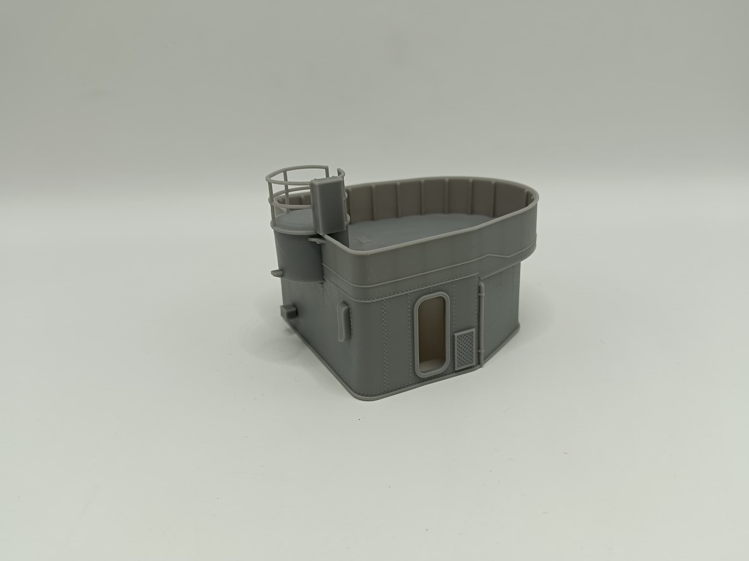 1/72 USS Kidd (DD-661) Aft Deck 1 Top 40mm Tub - distefan 3d print