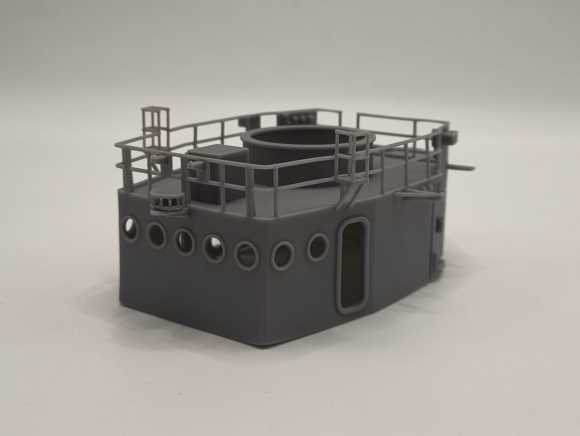 1/72 USS Kidd (DD-661) Forward Deck 1 Pilot House Protosoon