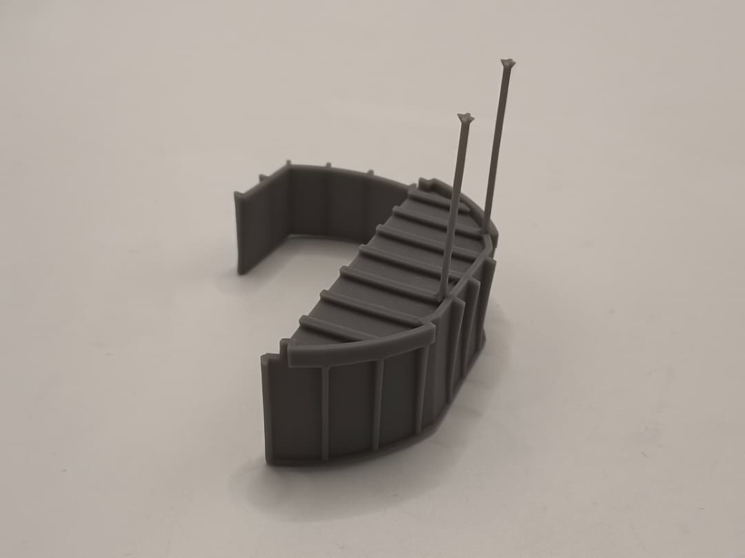 1/72 USS Kidd (DD-661) Forward Deck 1 Tub 20mm Port - distefan 3d print