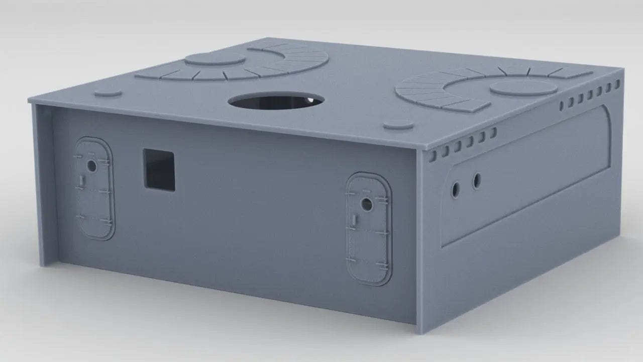 1/72 USS Ward Mid Deckhouse - distefan 3d print