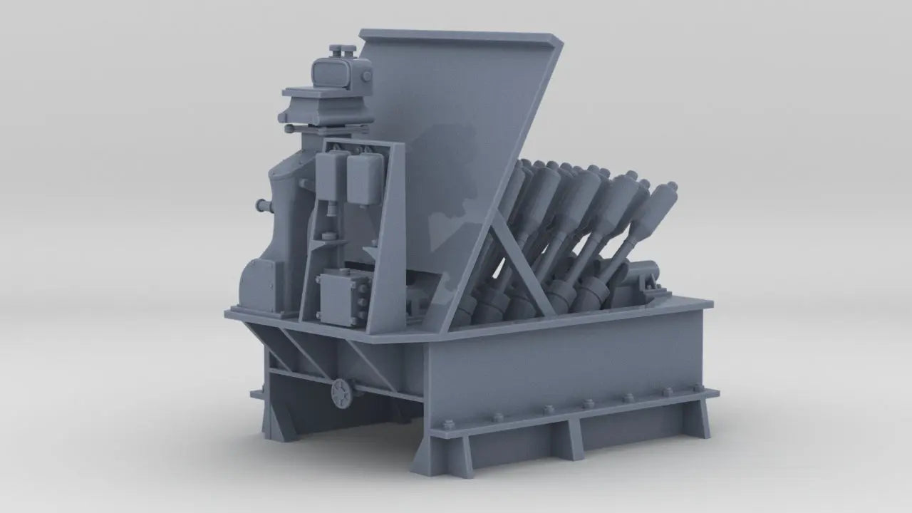 1/82 USN Hedgehog Thrower Mk10 Resin3Dinteractive