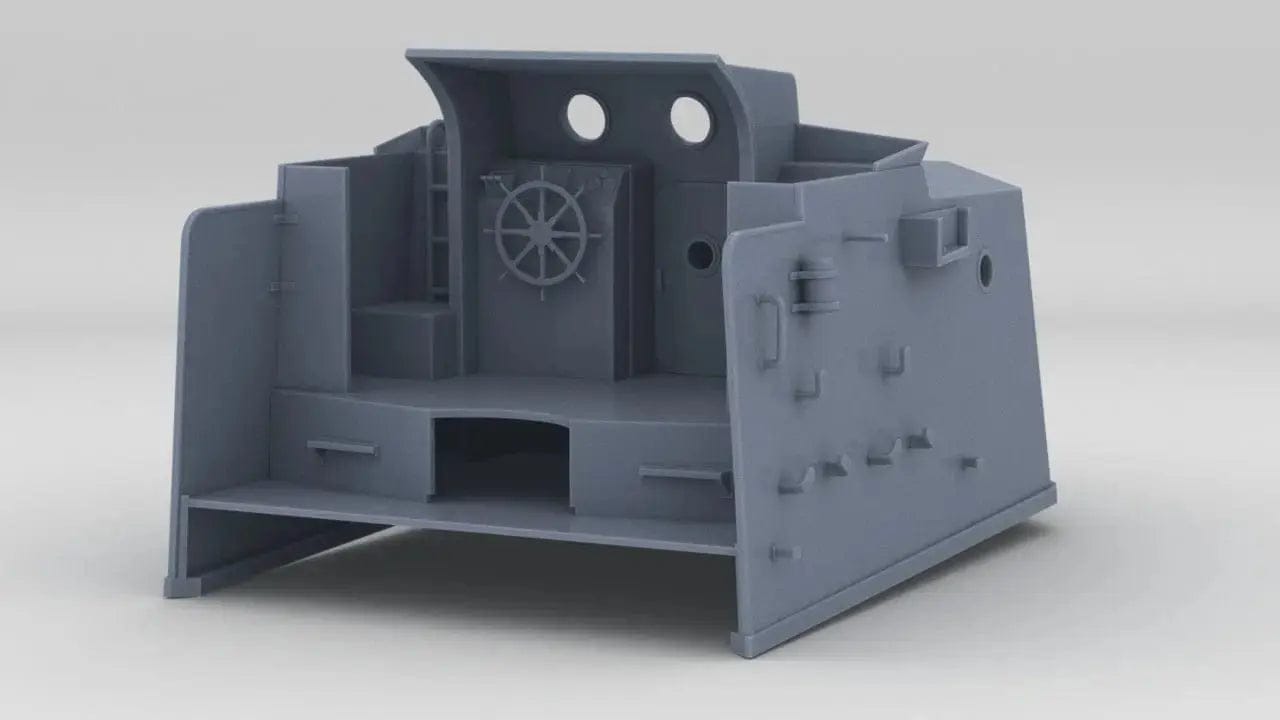 1/87 DKM Raumboote R-301 Bridge - distefan 3d print