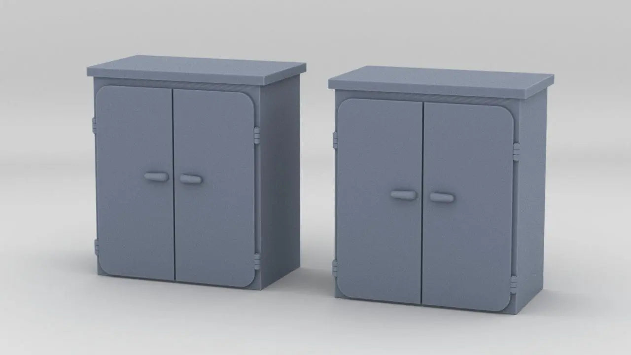 1/87 US Liberty-class 3-inch Lockers Set (2pcs) - distefan 3d print