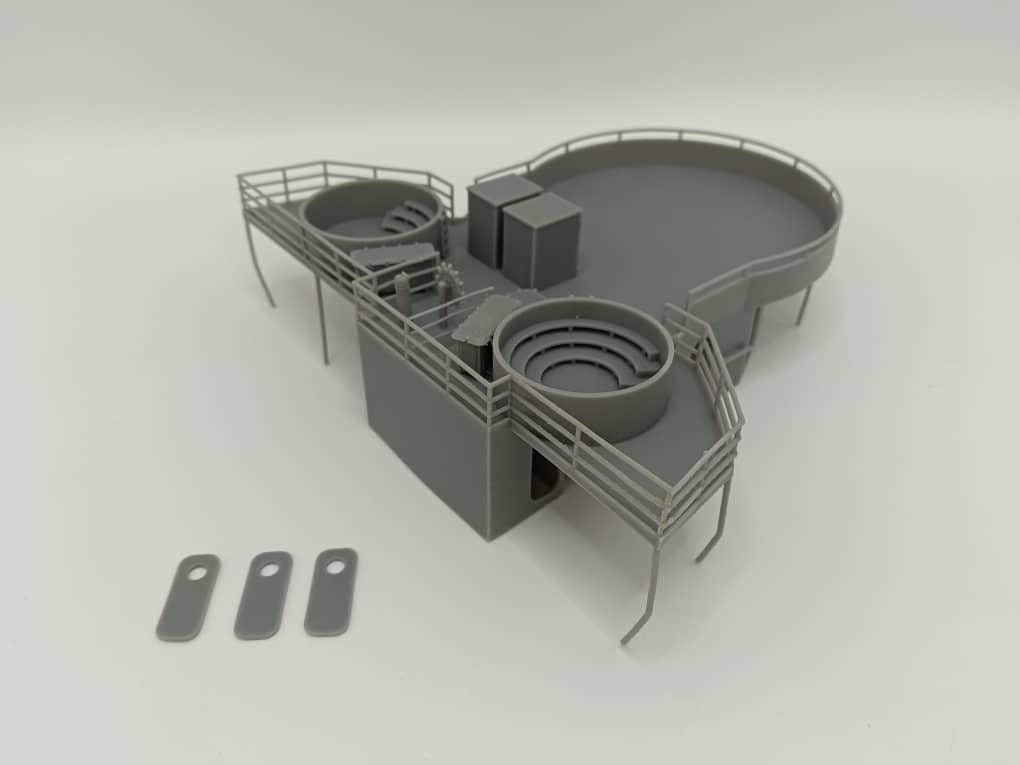 1/87 US Liberty-class Aft House Gun Platform - distefan 3d print