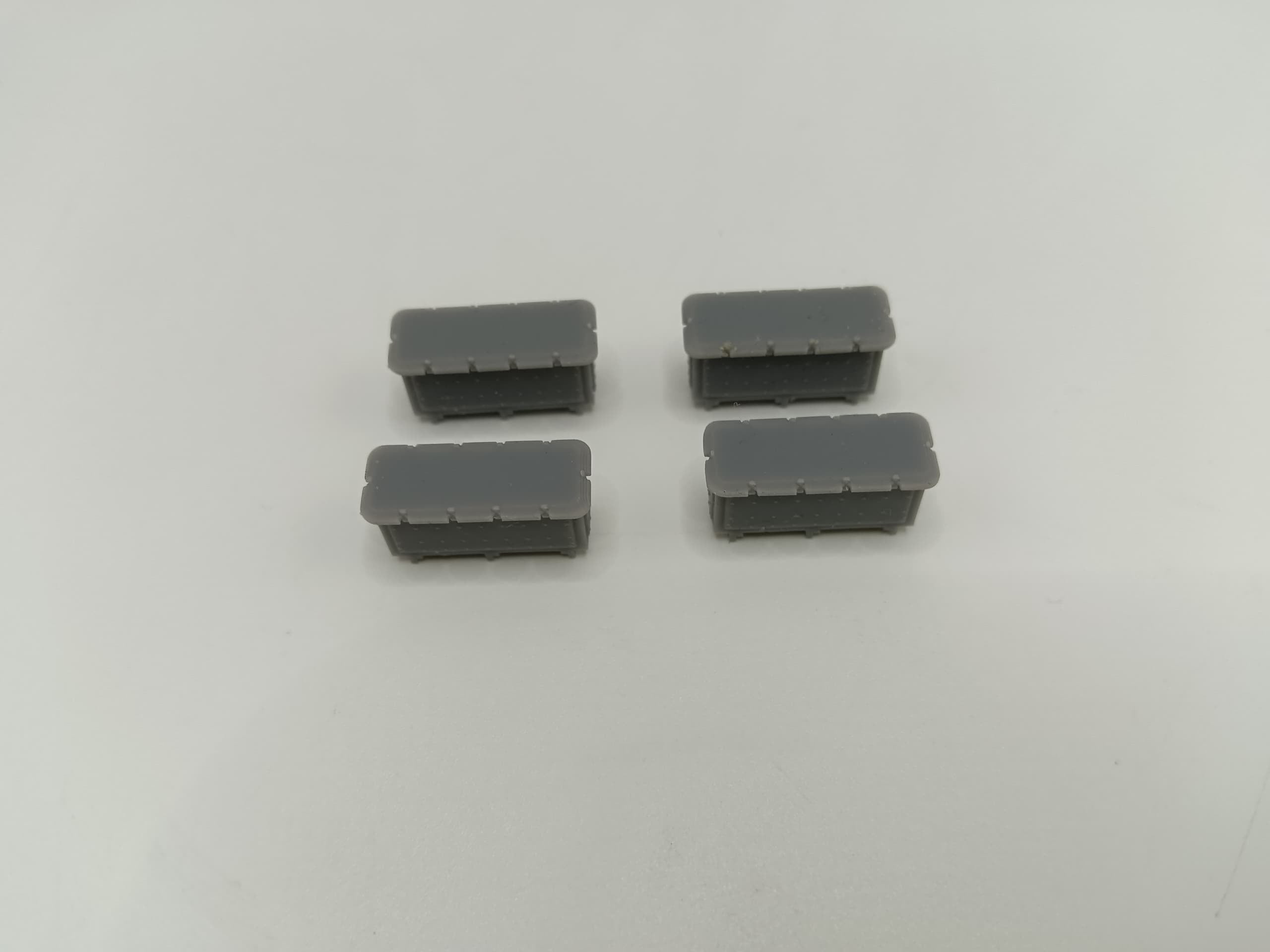 1/87 US Liberty-class Bridge Deck Lockers Set (4pcs) - distefan 3d print