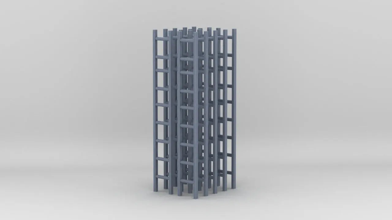 1/87 US Liberty-class Ladders Set (10pcs) - distefan 3d print