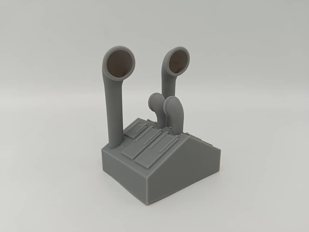 1/87 US Liberty-class Upper Deck Engine Room Skylight - distefan 3d print