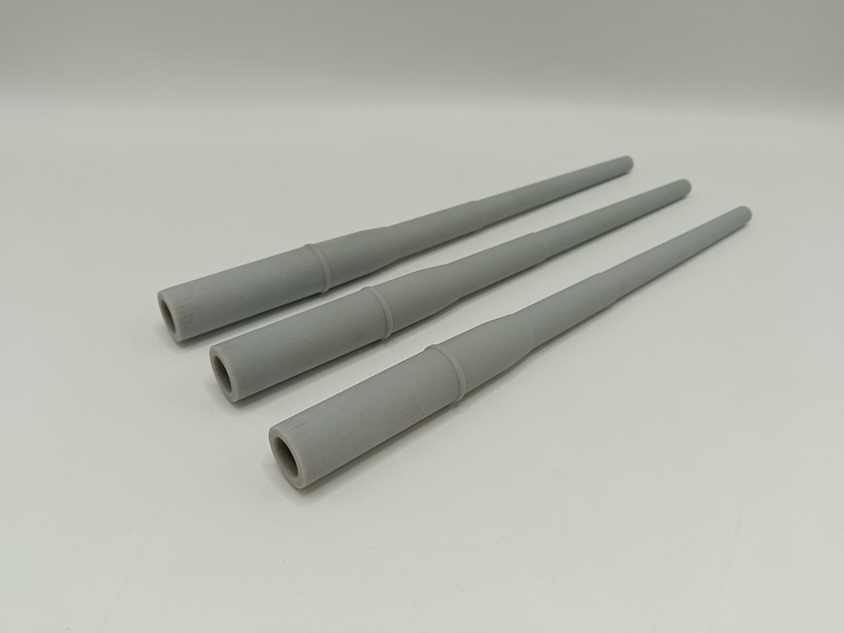 1/87 USS 16 in (406 mm)/50 Cal Mk7 Turret Barrel Set (3pcs) - distefan 3d print