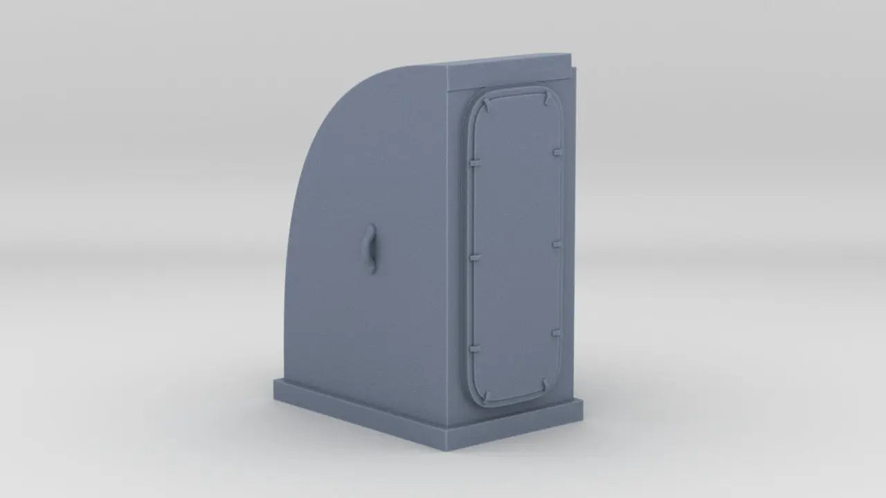 1/87 USS Sub Chaser Hull Aft Deck Hatch - distefan 3d print