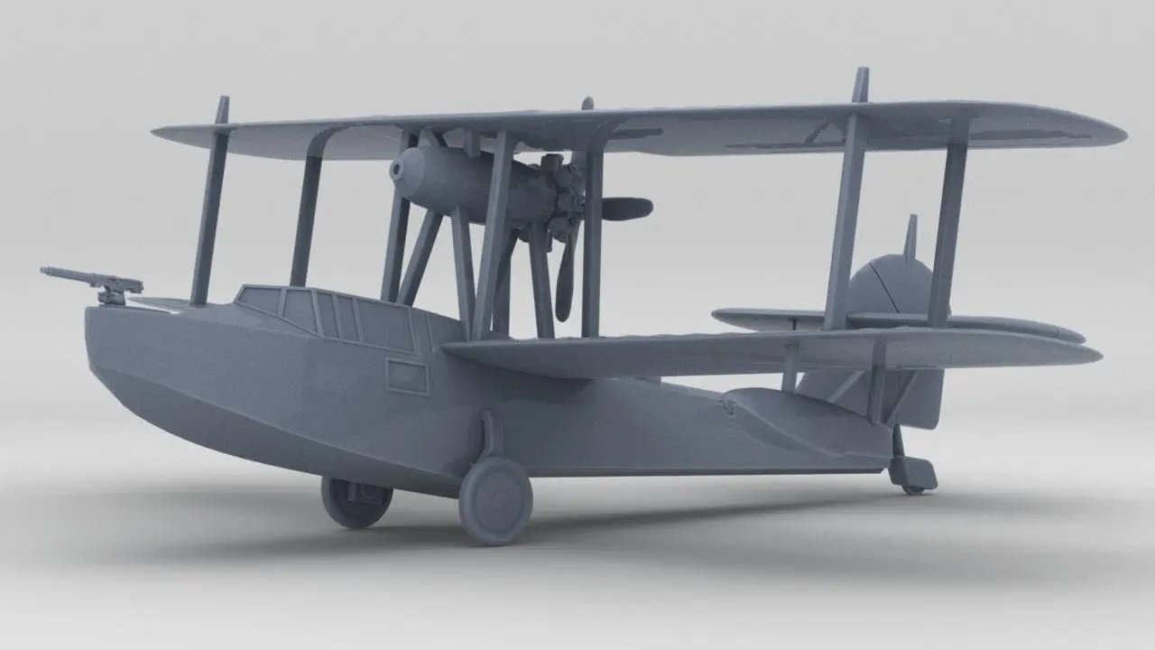 1/96 British Supermarine Walrus - distefan 3d print