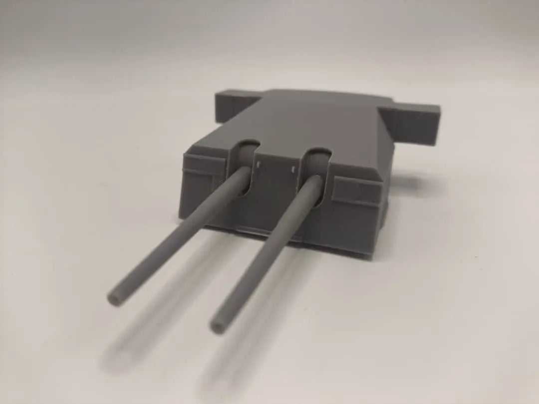 1/96 DKM 15cm/55 (5.9inch) SK C/28 Twin Turret w/ RF - distefan 3d print