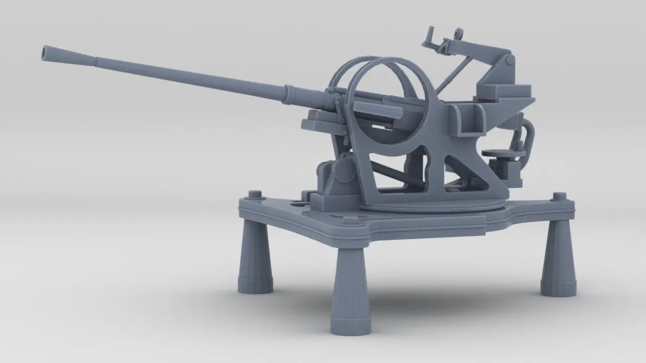 1/96 DKM 2cm Flak 38 AA Gun Resin3Dinteractive