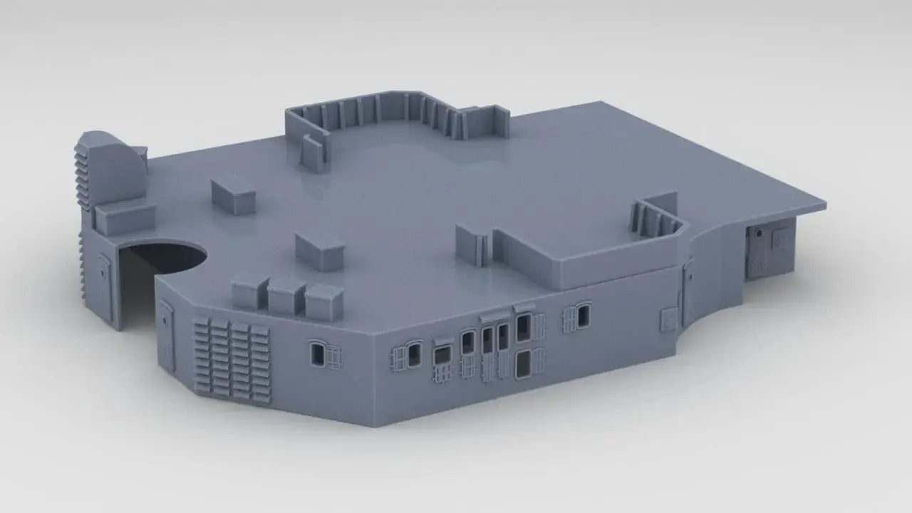 1/144 DKM Bismarck Aft Deck 2 - distefan 3d print