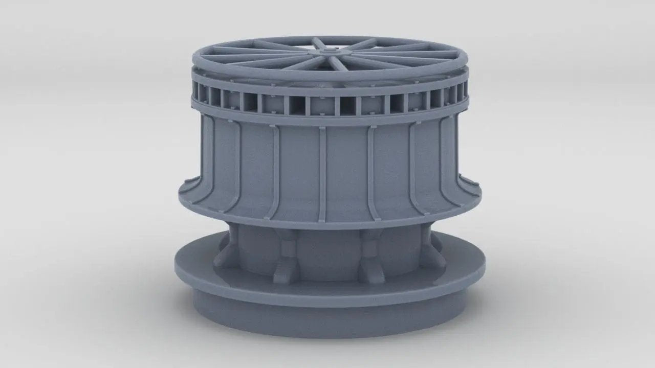 1/96 DKM Bismarck Capstan - distefan 3d print