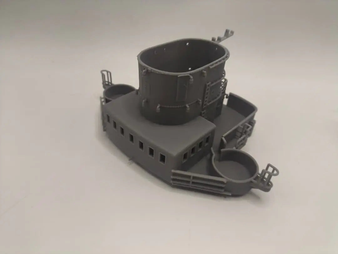 1/96 DKM Bismarck Forward Admirals Bridge Deck 6 - distefan 3d print