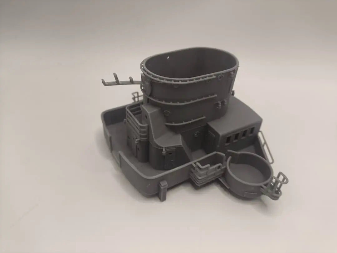 1/96 DKM Bismarck Forward Admirals Bridge Deck 6 - distefan 3d print