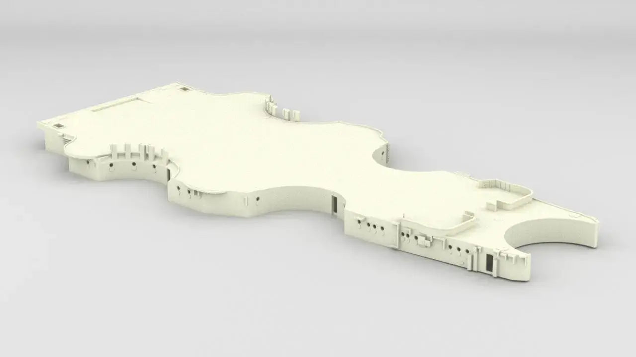 1/72 DKM Bismarck Forward Deck 1 - distefan 3d print