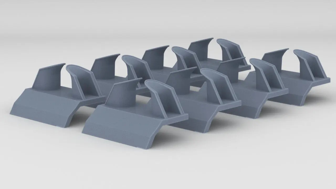 1/96 DKM Chock Set (8pcs) Resin3Dinteractive