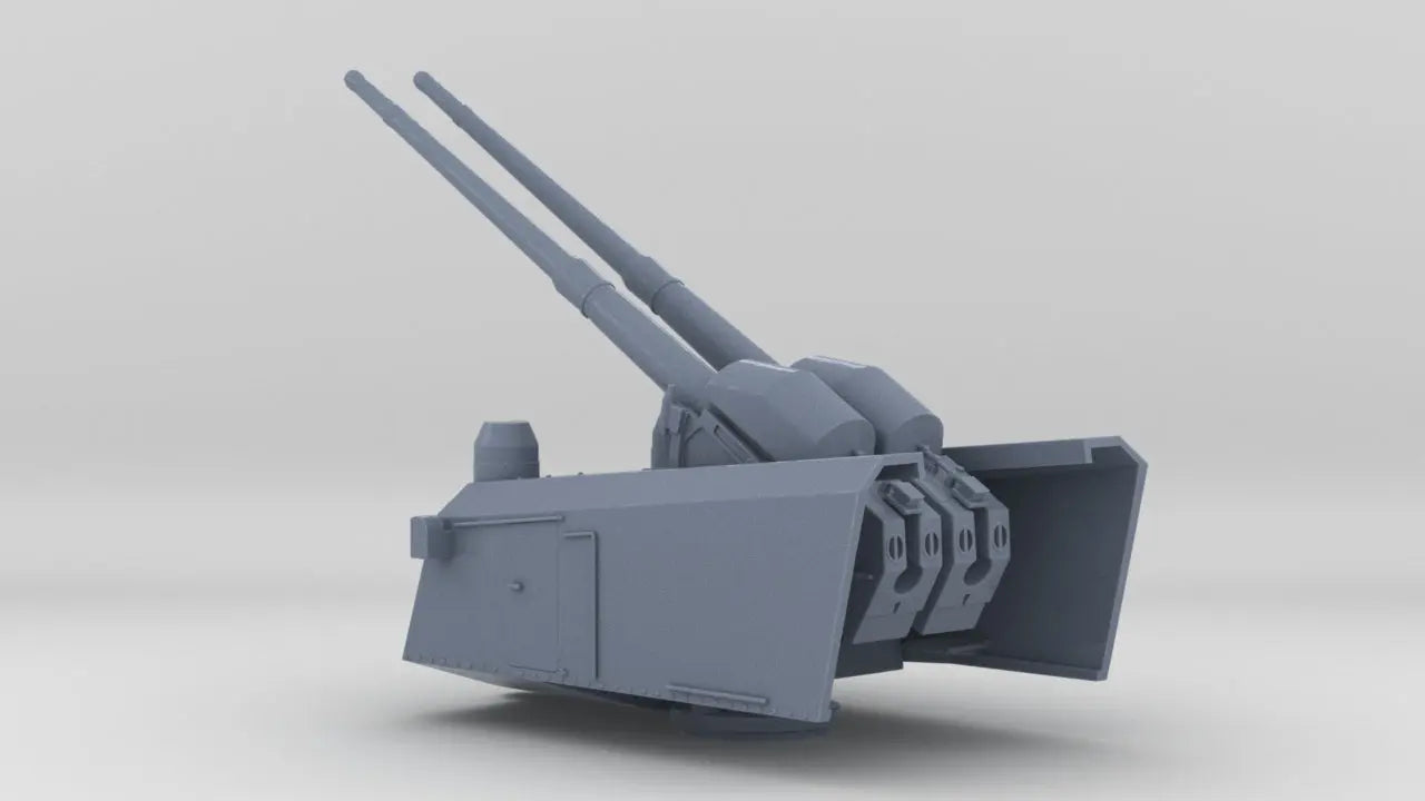 1/96 DKM SK/L65 C/33 10.5cm AA Twin Gun Resin3Dinteractive