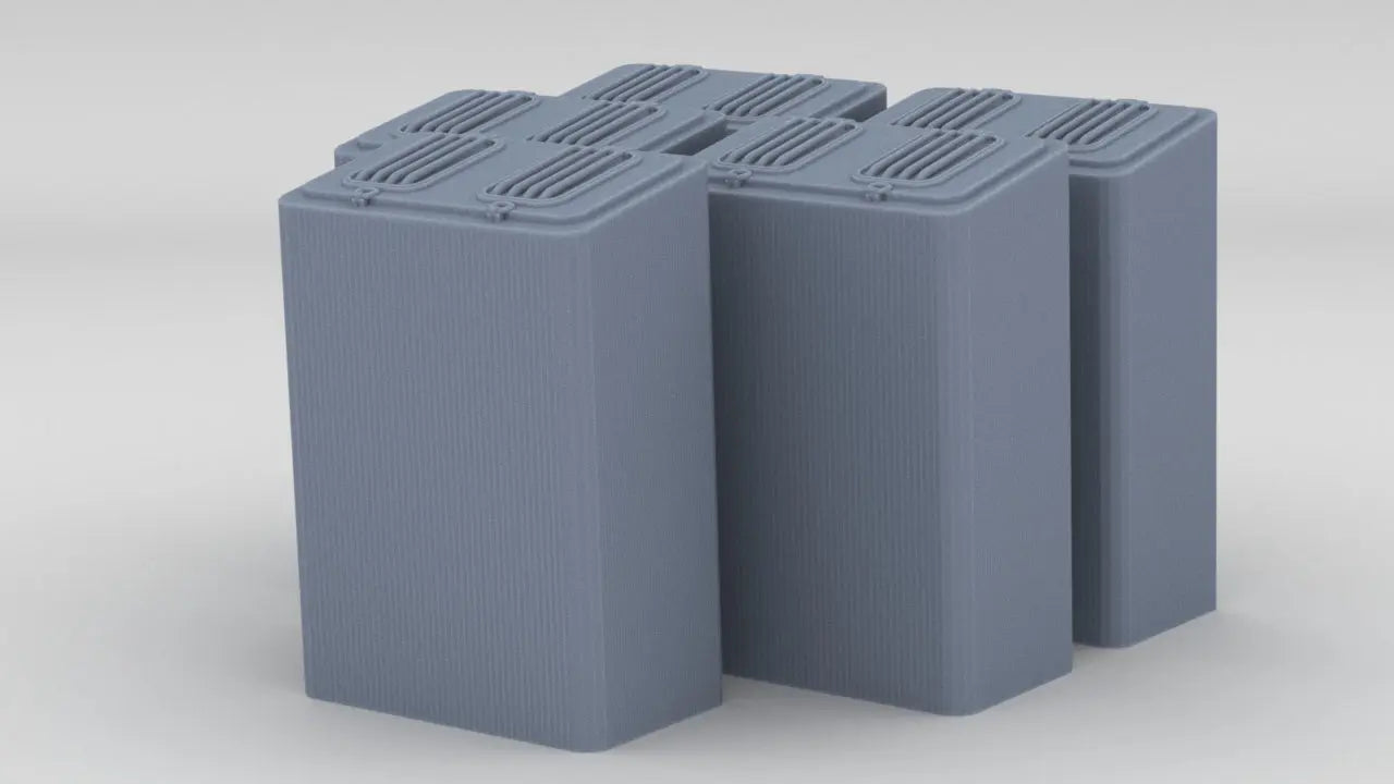 1/96 DKM Skylight Big w/o Lid Set (5pcs) Resin3Dinteractive