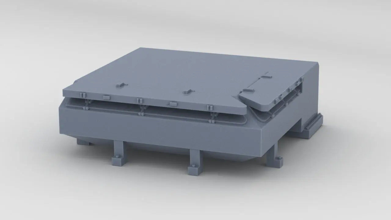 1/96 DKM Stern Deck Hatch v2 Resin3Dinteractive