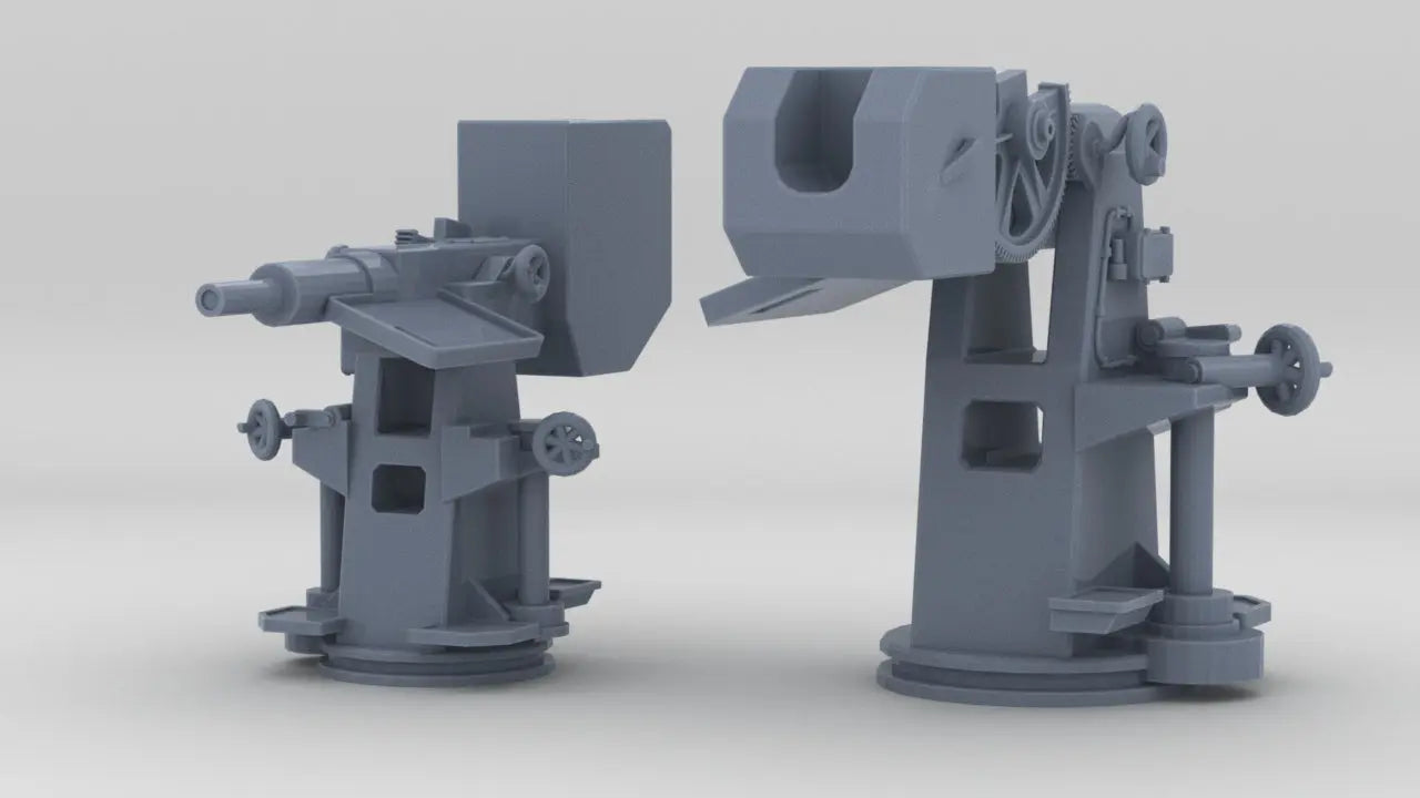 1/96 DKM Training Guns Set (2pcs) Resin3Dinteractive