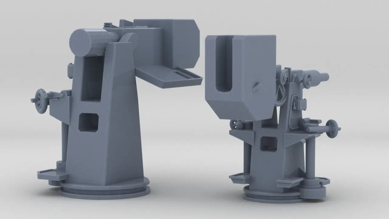 1/96 DKM Training Guns Set (2pcs) Resin3Dinteractive