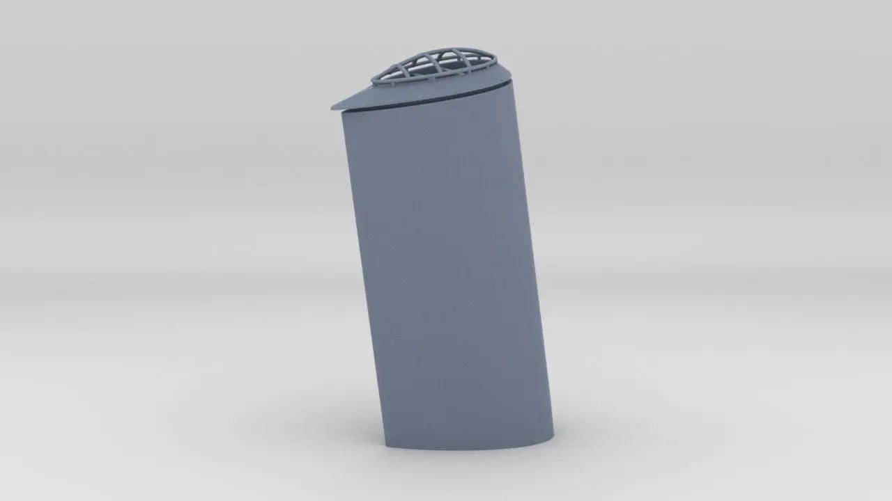 1/96 HMS Dido Aft Funnel - distefan 3d print