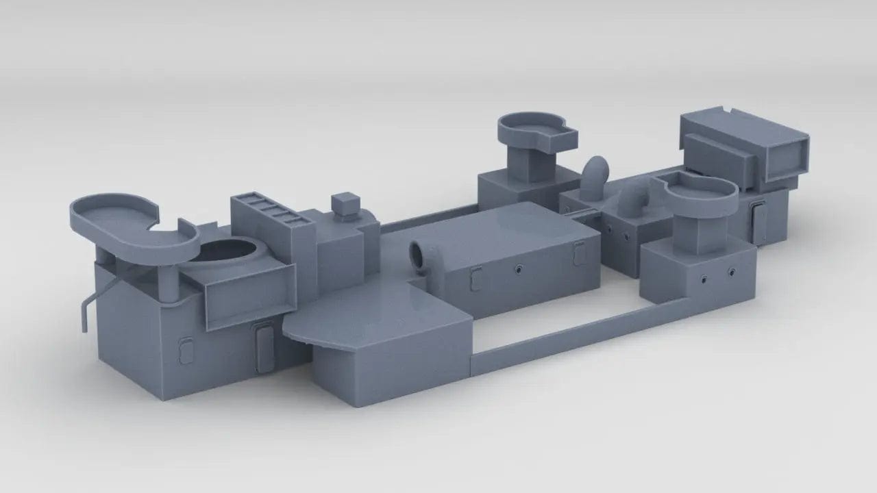 1/96 HMS Dido Amidships Deck 1 - distefan 3d print