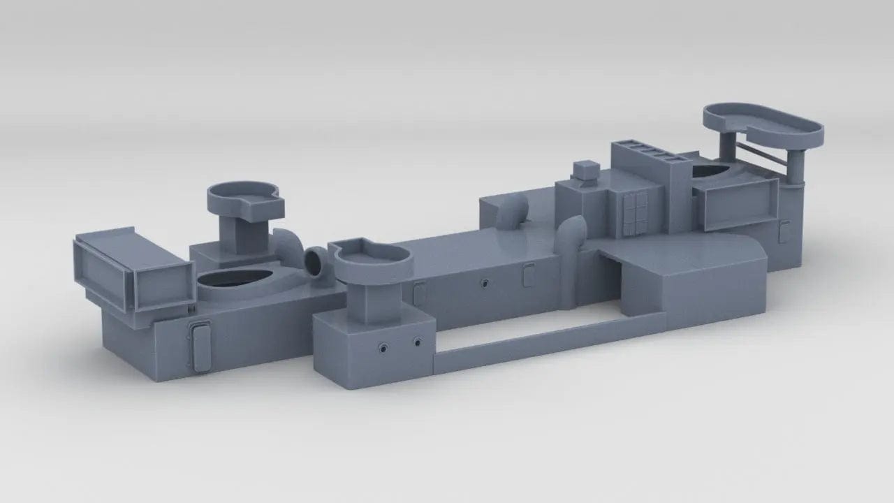 1/96 HMS Dido Amidships Deck 1 - distefan 3d print