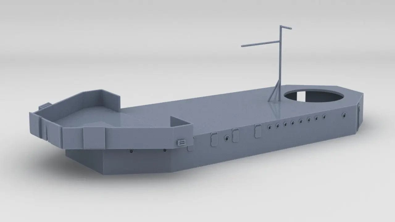1/96 HMS Dido Forward Deck 2 - distefan 3d print