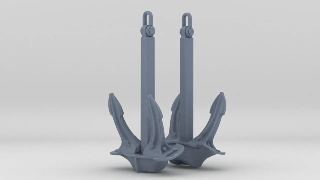 1/96 IJN Anchor Main 5.5 Ton Set (2pcs) - distefan 3d print
