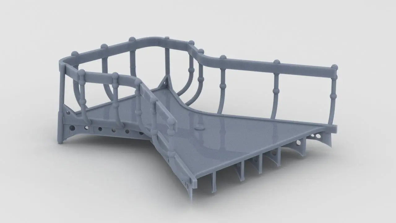 1/96 IJN Kagero Platform Signal Deck - distefan 3d print