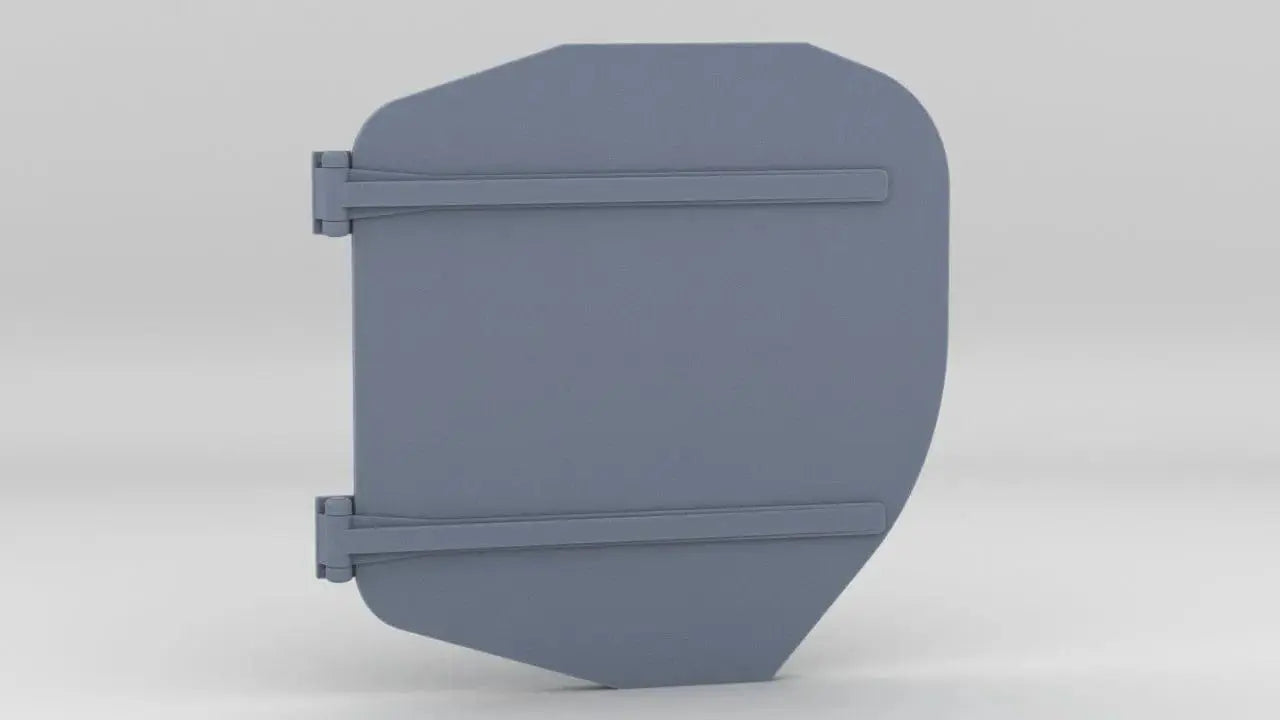 1/96 IJN Yamato Inner Boat Hanger Door Closed Port - distefan 3d print