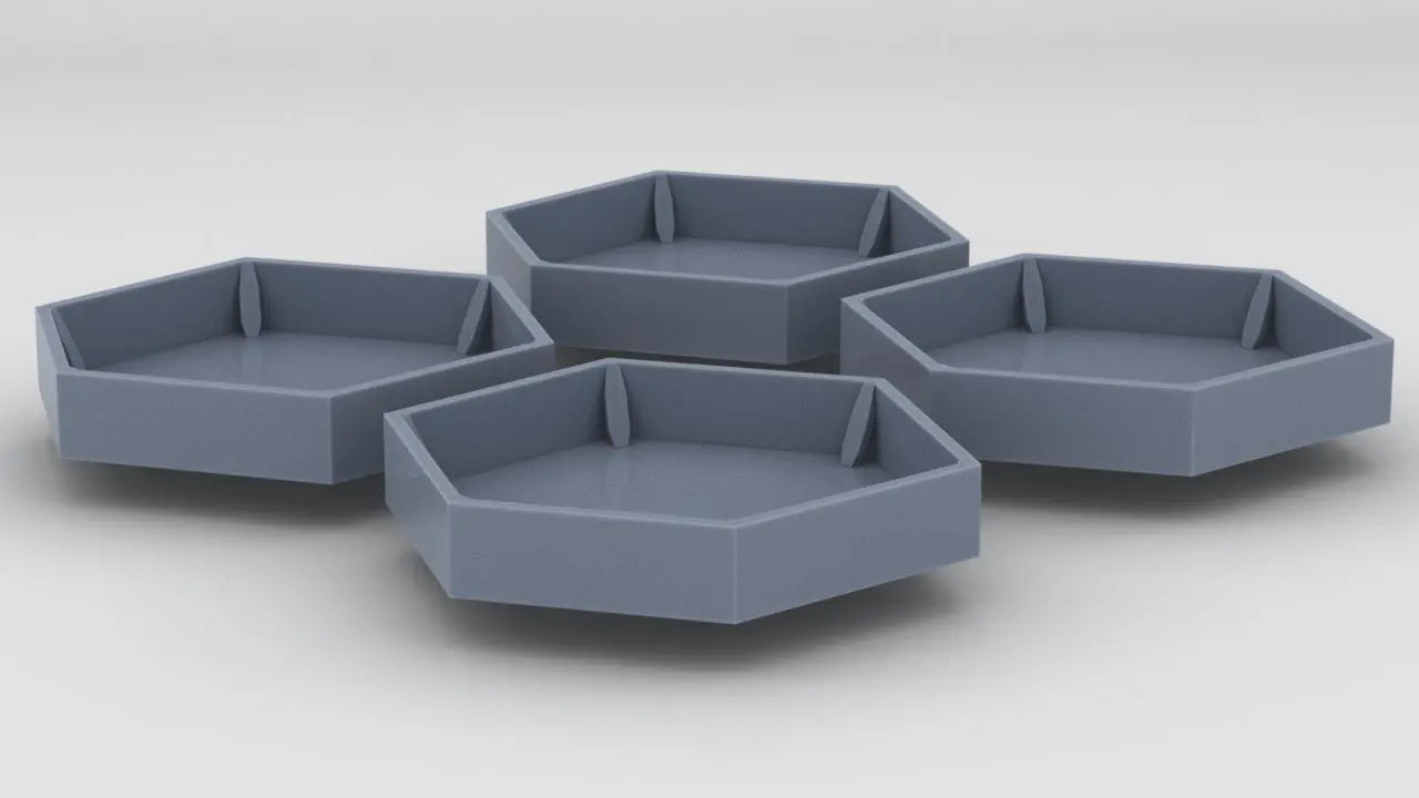 1/96 IJN Yamato Tubs for 46cm Type 94 Turrets Set (4pcs) - distefan 3d print