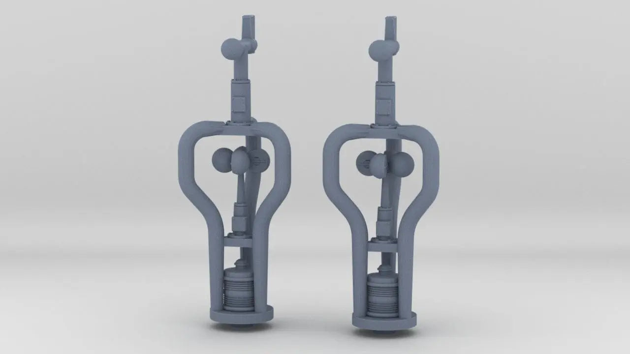 1/96 IJN Yamato Wind Direction Indicator Set (2pcs) - distefan 3d print