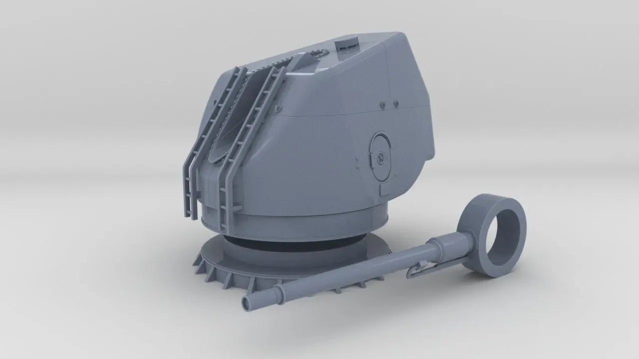 1/96 Italy 127mm/54 (5") Compact Gun Set Resin3Dinteractive